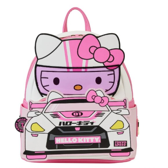 Loungefly Handbags - New Loungefly Hello Kitty Tokyo Speed Racer Cosplay Mini Backpack